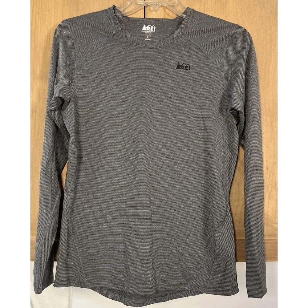 REI LS Women's Pullover Lg Blue - Picture 1 of 6